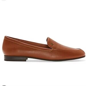 Liz Claiborne Zaria Moc Butterscotch Loafers Slip-on Flats Shoes Faux Leather 9